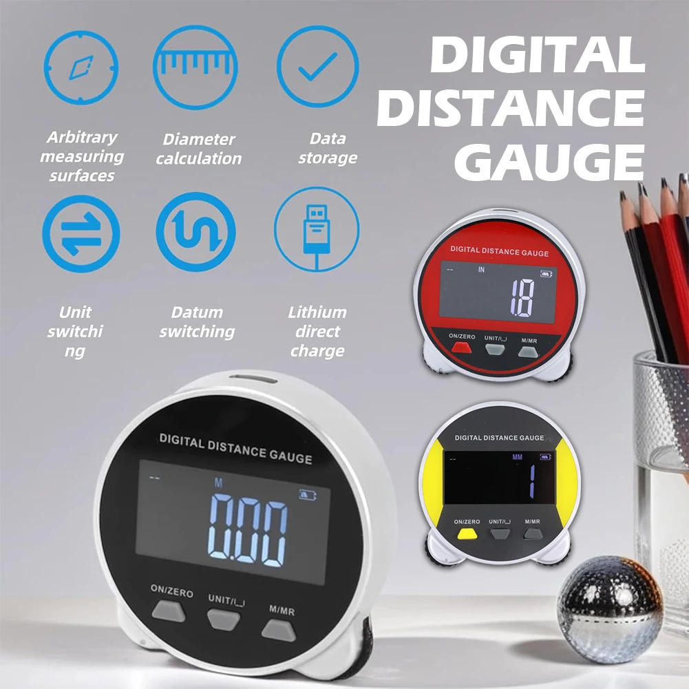 Digital Tape Measure Digital Display Roller Ruler 199.999m Semiconductor Microprocessor Electronic Rolling Ruler for Measurement
Digital Tape Measure Digital Display Roller Ruler 199.999m Semiconductor Microprocessor Electronic Rolling Ruler for Measurement