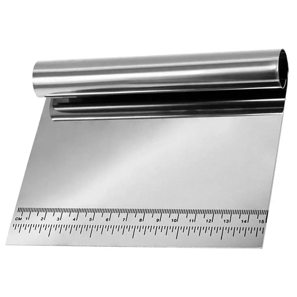 Dough Scraper Steel Silver Pastry Scraper Cake Smoother Cream Tool Bread Smoother Kitchen Utensil
Dough Scraper Steel Silver Pastry Scraper Cake Smoother Cream Tool Bread Smoother Kitchen Utensil