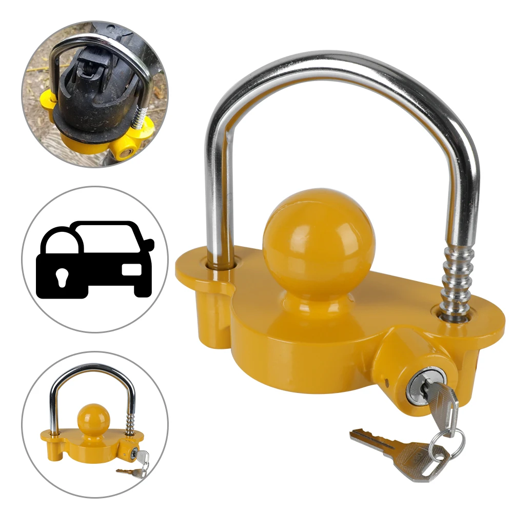 Adjustable Tow Ball Security Anti-Theft Trailer Coupler Hitch Lock U-Shape Heavy-Duty Universal
Adjustable Tow Ball Security Anti-Theft Trailer Coupler Hitch Lock U-Shape Heavy-Duty Universal