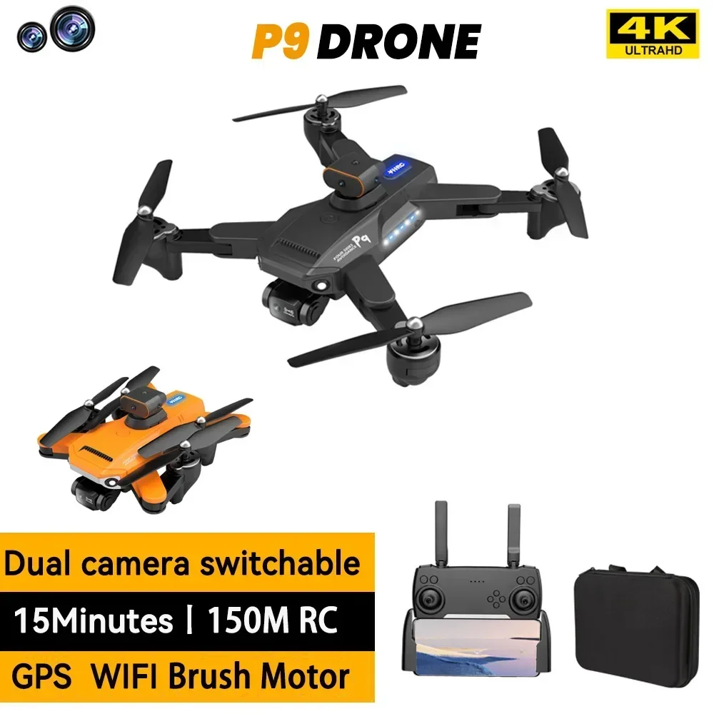 P9 Drone 4k Hd Dual Camera Four-sided Obstacle Avoidance Optical Flow Rc Helicopter Professional Foldable Quadcopter Toys
P9 Drone 4k Hd Dual Camera Four-sided Obstacle Avoidance Optical Flow Rc Helicopter Professional Foldable Quadcopter Toys
