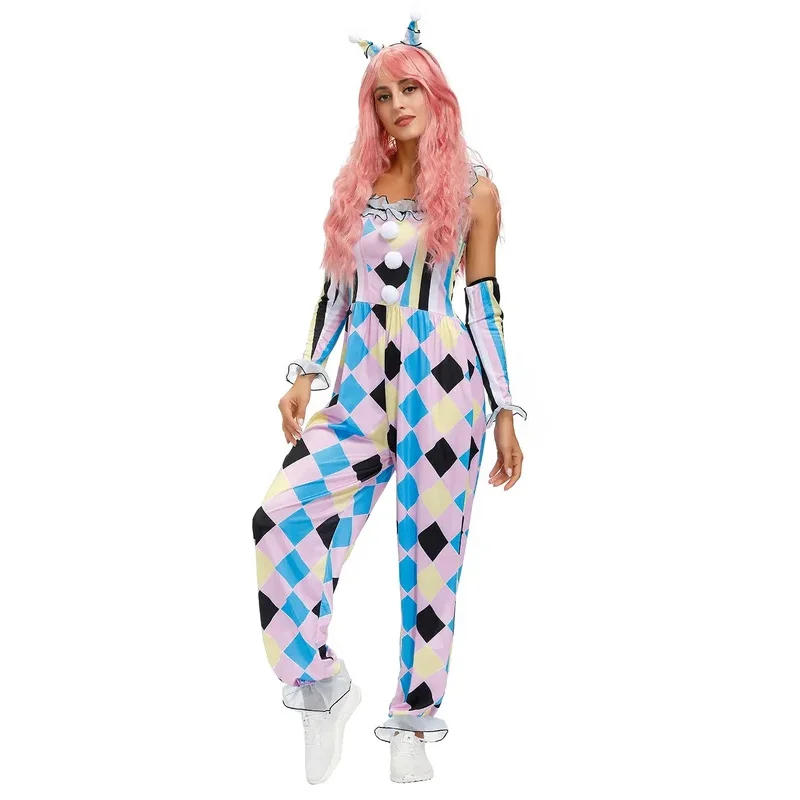 RT01 Women's Circus Clown Costume Naughty Harlequin Jester Uniform for Cosplay Halloween*Jk2
RT01 Women's Circus Clown Costume Naughty Harlequin Jester Uniform for Cosplay Halloween*Jk2
