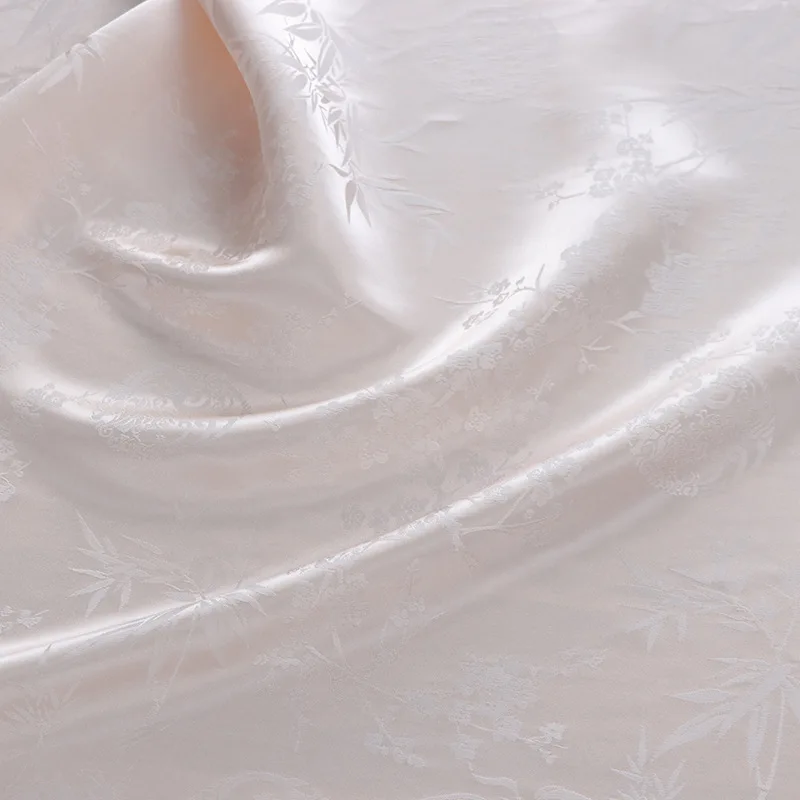 Beige Pink Real Silk Jacquard Fabric Cheongsam Dress Evening Ancient Style Clothing
Beige Pink Real Silk Jacquard Fabric Cheongsam Dress Evening Ancient Style Clothing