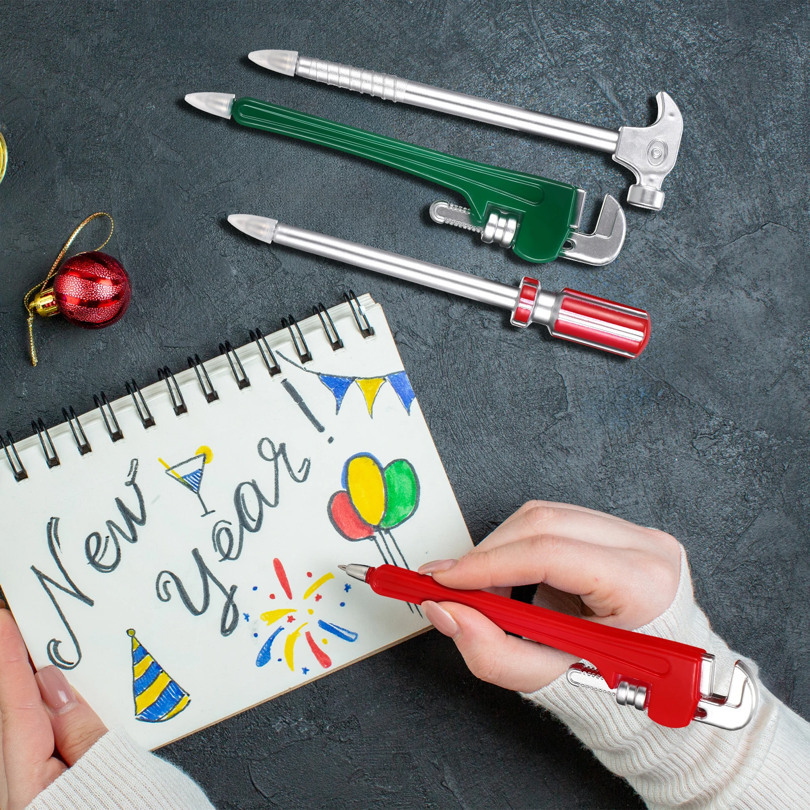 11Pcs Mechanic Themed Ballpoint Pens Fun Hand Tool Design Magnetic Writing Pens for DIY Enthusiasts Office School Use
11Pcs Mechanic Themed Ballpoint Pens Fun Hand Tool Design Magnetic Writing Pens for DIY Enthusiasts Office School Use