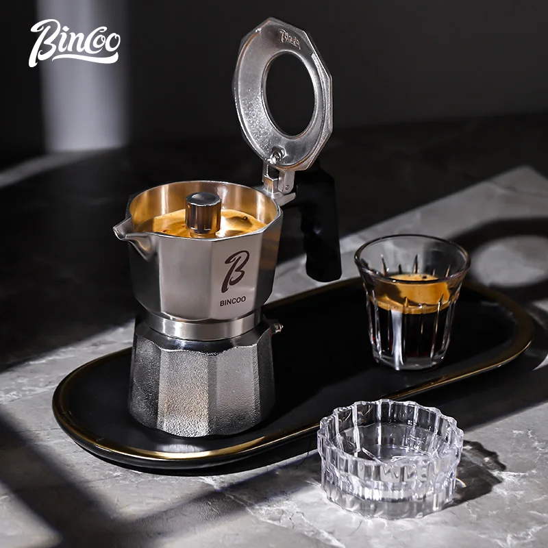 Bincoo Thickened Three Valve 316 Stainless Steel Mocha Pot Pressure Boosting Concentrating Extraction Coffee Pot Brewing Tool
Bincoo Thickened Three Valve 316 Stainless Steel Mocha Pot Pressure Boosting Concentrating Extraction Coffee Pot Brewing Tool