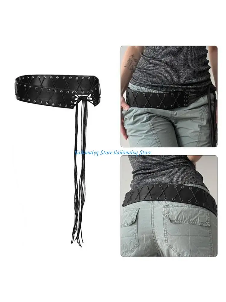 573B Bohemian Corset Belt Underbust Waistband Party Girdle Belt Women Clothing Accs Laceup Belt Waist Ornaments
573B Bohemian Corset Belt Underbust Waistband Party Girdle Belt Women Clothing Accs Laceup Belt Waist Ornaments
