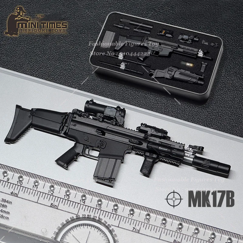Mini Times Toys 1/6 Scale MK16 MK17 MP7 Plastic Gun Military Combat Weapon Accessory For 12Inch Action Figure Soldier Dolls
Mini Times Toys 1/6 Scale MK16 MK17 MP7 Plastic Gun Military Combat Weapon Accessory For 12Inch Action Figure Soldier Dolls
