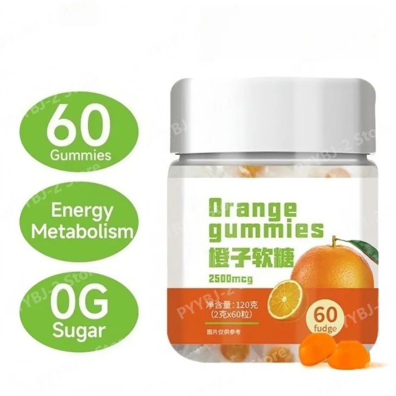 Orange Gummies Contain 60 Complex Vitamins, Including Vitamin B Energy Supplements and Daily Nutritional Support 60 Capsules
Orange Gummies Contain 60 Complex Vitamins, Including Vitamin B Energy Supplements and Daily Nutritional Support 60 Capsules