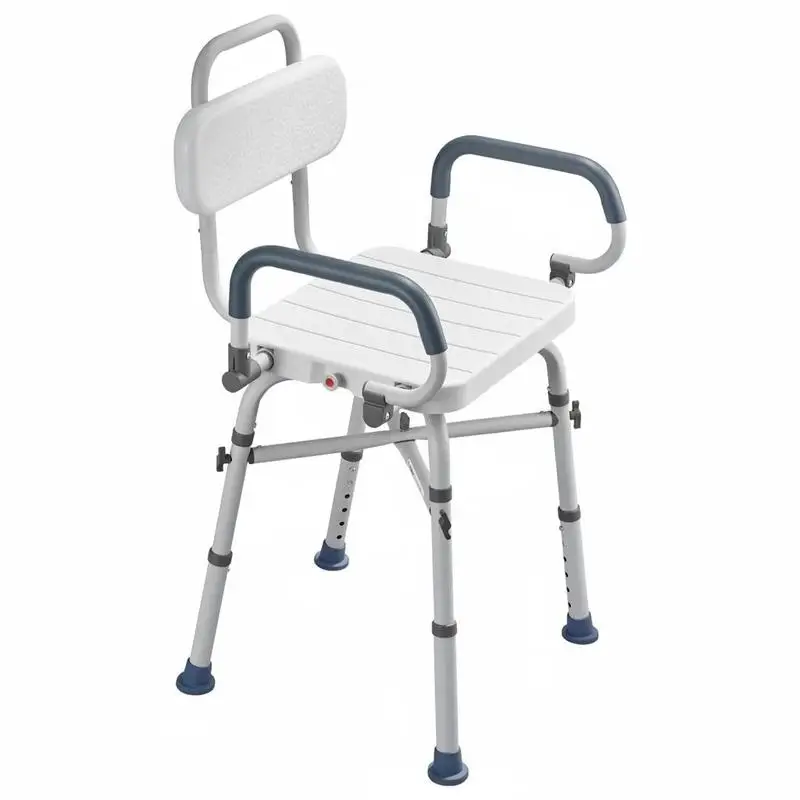 Swivel Shower Chair with Arms and Back, 500 lbs Heavy Duty Bench Seat for Inside Shower Stall and Bathtub, Height Adjustable Bathroom Bath Tub Seat for Adults, Seniors, Elderly and Disabled
Swivel Shower Chair with Arms and Back, 500 lbs Heavy Duty Bench Seat for Inside Shower Stall and Bathtub, Height Adjustable Bathroom Bath Tub Seat for Adults, Seniors, Elderly and Disabled