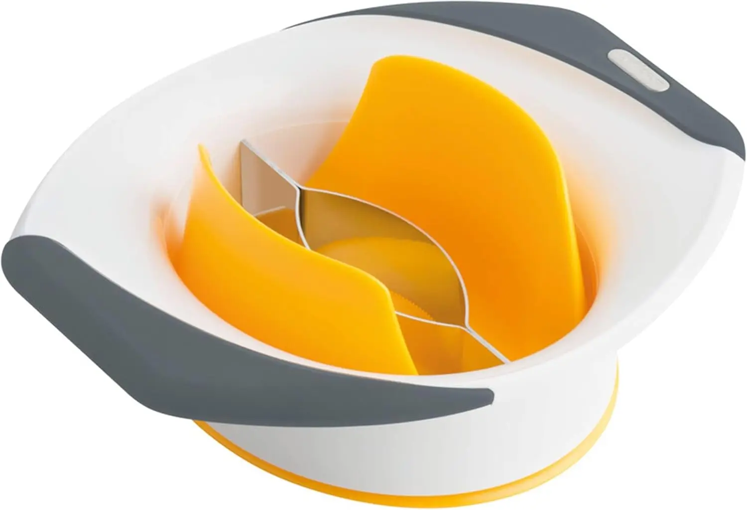 3-in-1 Mango Slicer, Peeler & Pit Remover - Kitchen Gadget with Micro-Serrated Stainless Steel Blade, Easy Fruit Corer
3-in-1 Mango Slicer, Peeler & Pit Remover - Kitchen Gadget with Micro-Serrated Stainless Steel Blade, Easy Fruit Corer