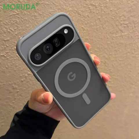 Magsafe Translucent Matte Magnetic Case For Google Pixel 10 ProXL 9 Pro XL 10Pro 10 9A Wireless Charging Candy Color Slim Cover