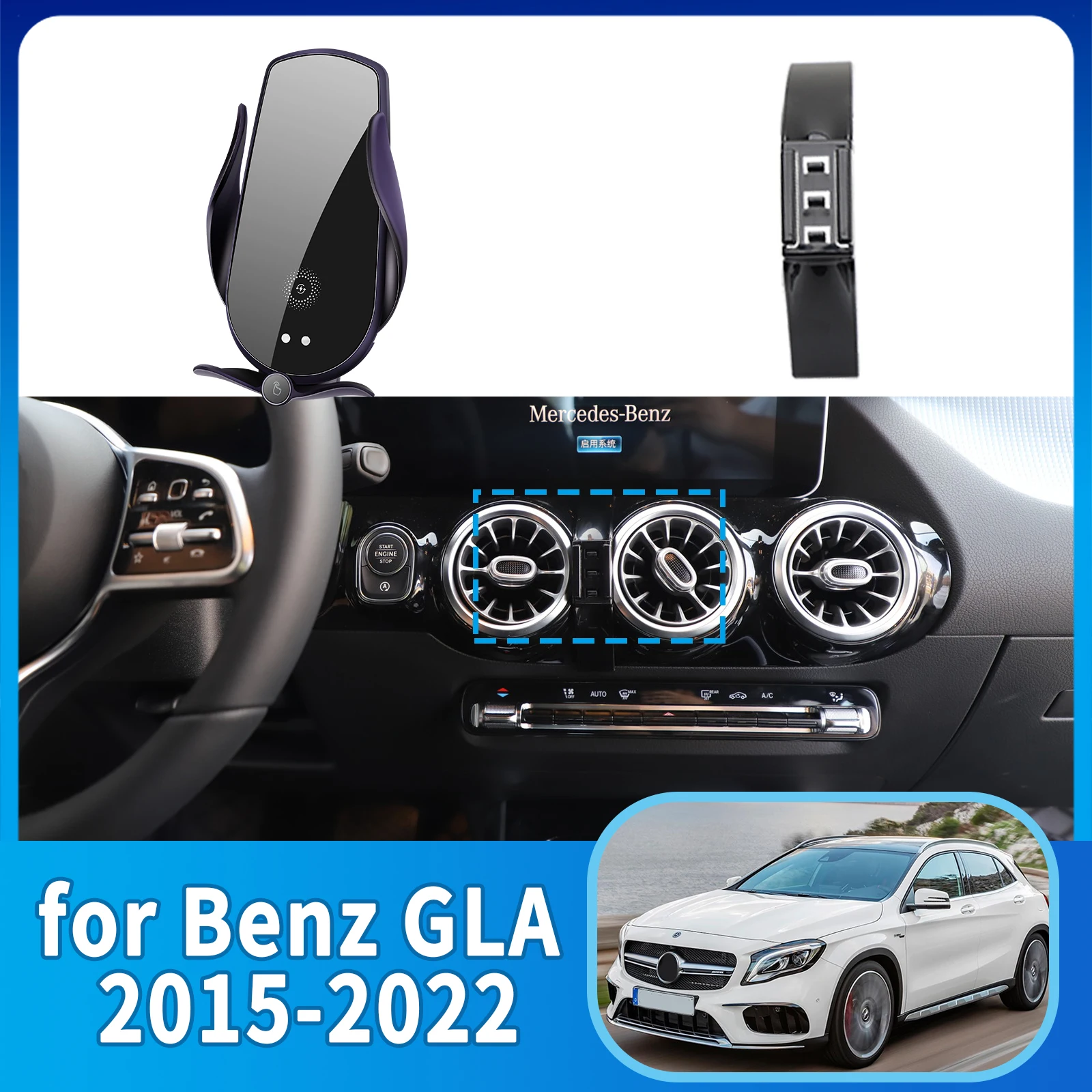 Car Mobile Phone Holder for Benz GLA X156 X247 EQA B 2020~2025 Accessories GPS Bracket Navigation Stand Auto
Car Mobile Phone Holder for Benz GLA X156 X247 EQA B 2020~2025 Accessories GPS Bracket Navigation Stand Auto