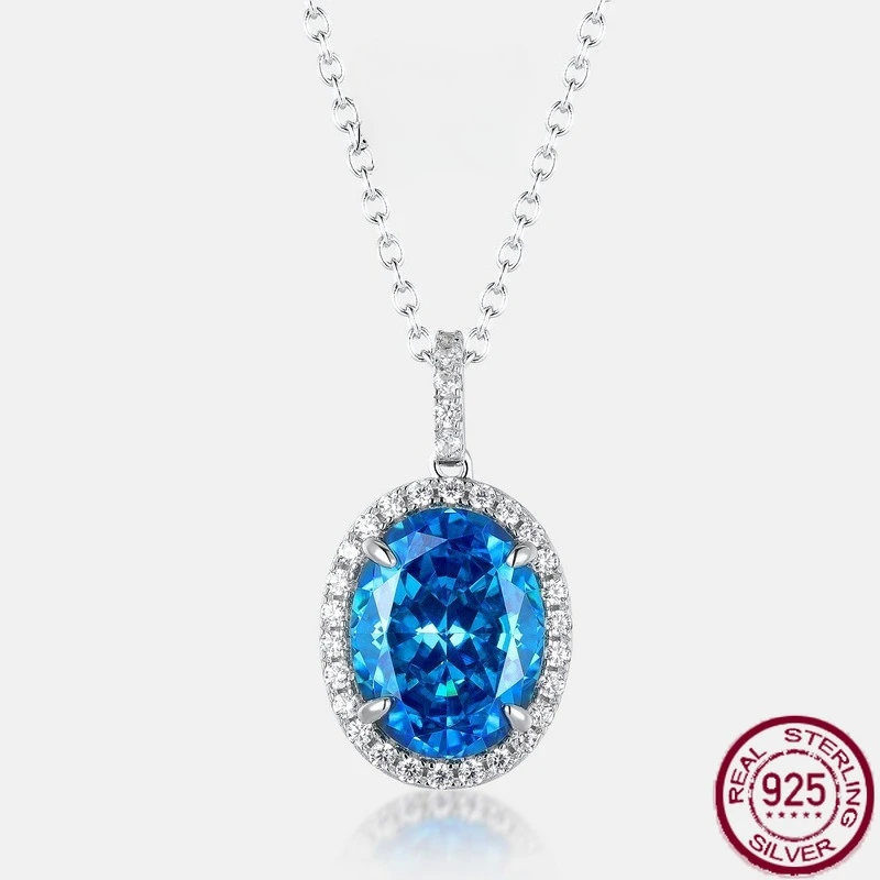 New S925 Pure Silver Ice Flower Cut High Carbon Diamond European and American Style Fashion Necklace Wedding Jewelry
New S925 Pure Silver Ice Flower Cut High Carbon Diamond European and American Style Fashion Necklace Wedding Jewelry
