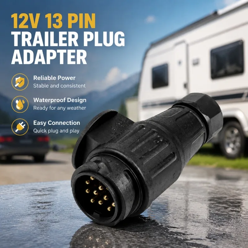 European 13 Pin 12V Trailer Socket Tester LED Signal Indicator Diagnostic Detector for Euro Caravan RV Towing Wiring Circuit
European 13 Pin 12V Trailer Socket Tester LED Signal Indicator Diagnostic Detector for Euro Caravan RV Towing Wiring Circuit