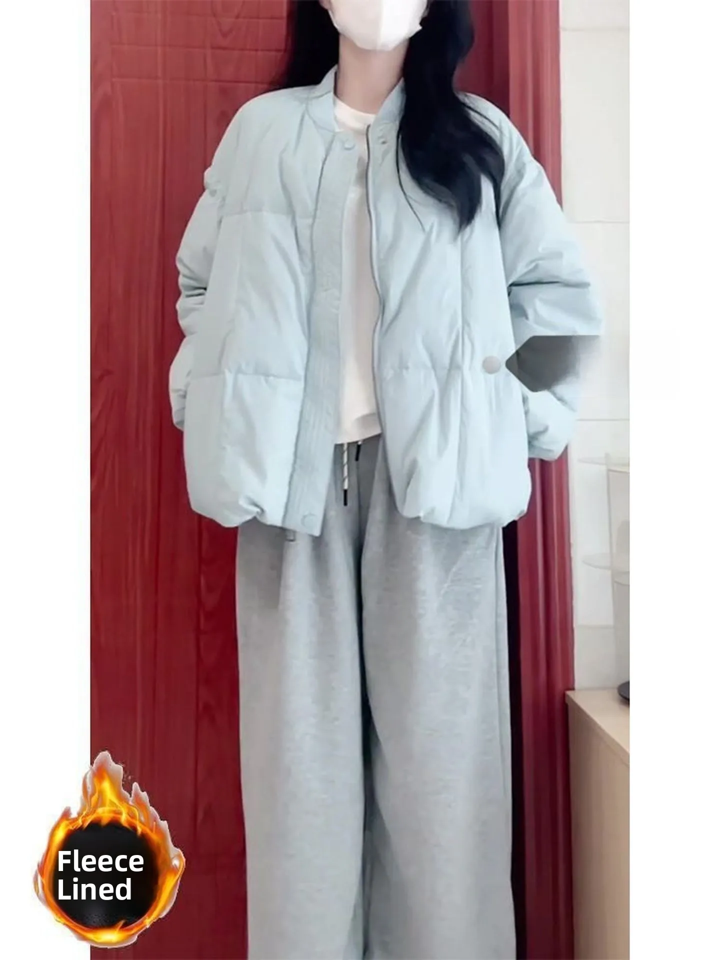Women's Short Lightweight down Cotton Jacket Baseball Collar Bread Style Coat Thin Summer New Arrival Small Size Friendly
Women's Short Lightweight down Cotton Jacket Baseball Collar Bread Style Coat Thin Summer New Arrival Small Size Friendly