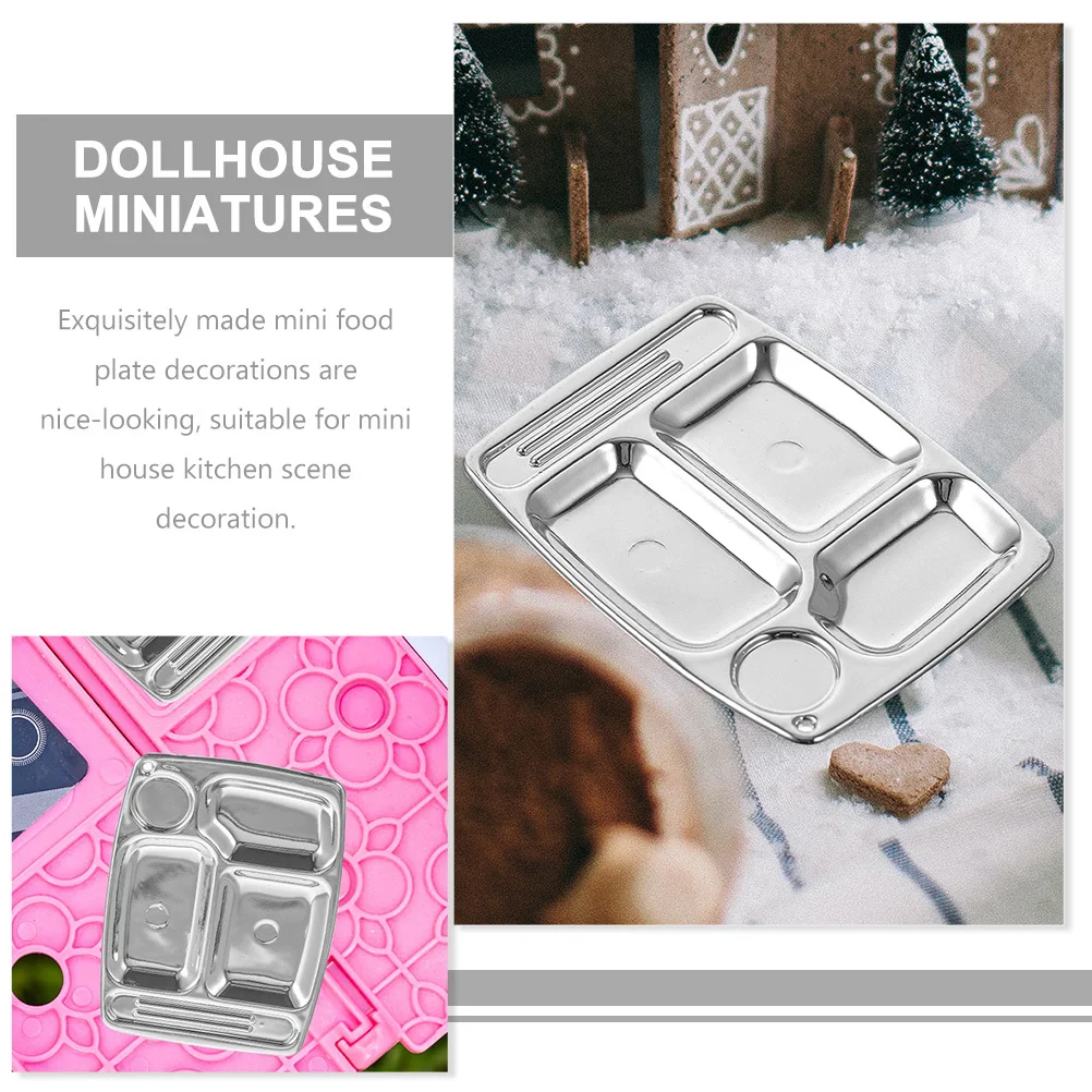 12pcs Mini Tray Dollhouse Miniatures Tiny House Kitchen Accessories Kids Pretend Play For Micro Kitchen Decoration
12pcs Mini Tray Dollhouse Miniatures Tiny House Kitchen Accessories Kids Pretend Play For Micro Kitchen Decoration