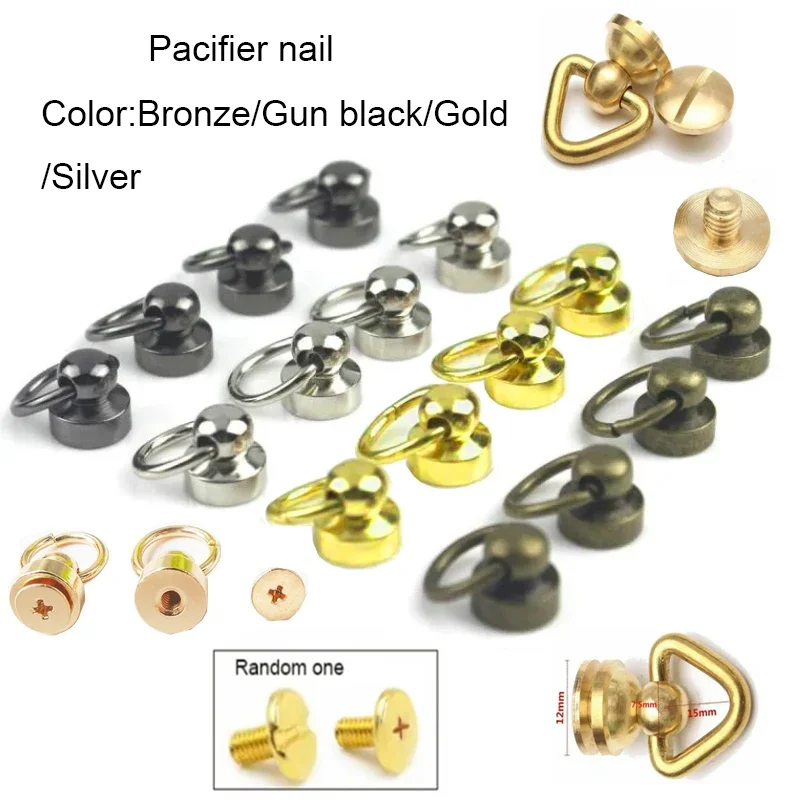 9mm Metal Solides Button Round Head Stud Screwback Leather Craft Pacifier Nail Rivet Craft phone case decor Accessories 2/20pcs
9mm Metal Solides Button Round Head Stud Screwback Leather Craft Pacifier Nail Rivet Craft phone case decor Accessories 2/20pcs