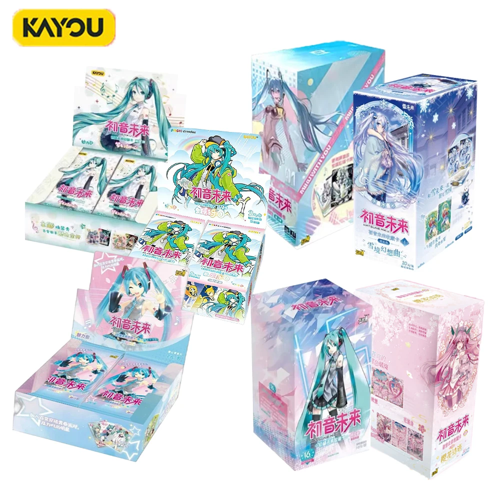 KAYOU Genuine Hatsune Miku Cards Virtual Vocalist 3rd Series Red Colors Playground Anime Collectible Trading Cards Holiday Gifts
KAYOU Genuine Hatsune Miku Cards Virtual Vocalist 3rd Series Red Colors Playground Anime Collectible Trading Cards Holiday Gifts
