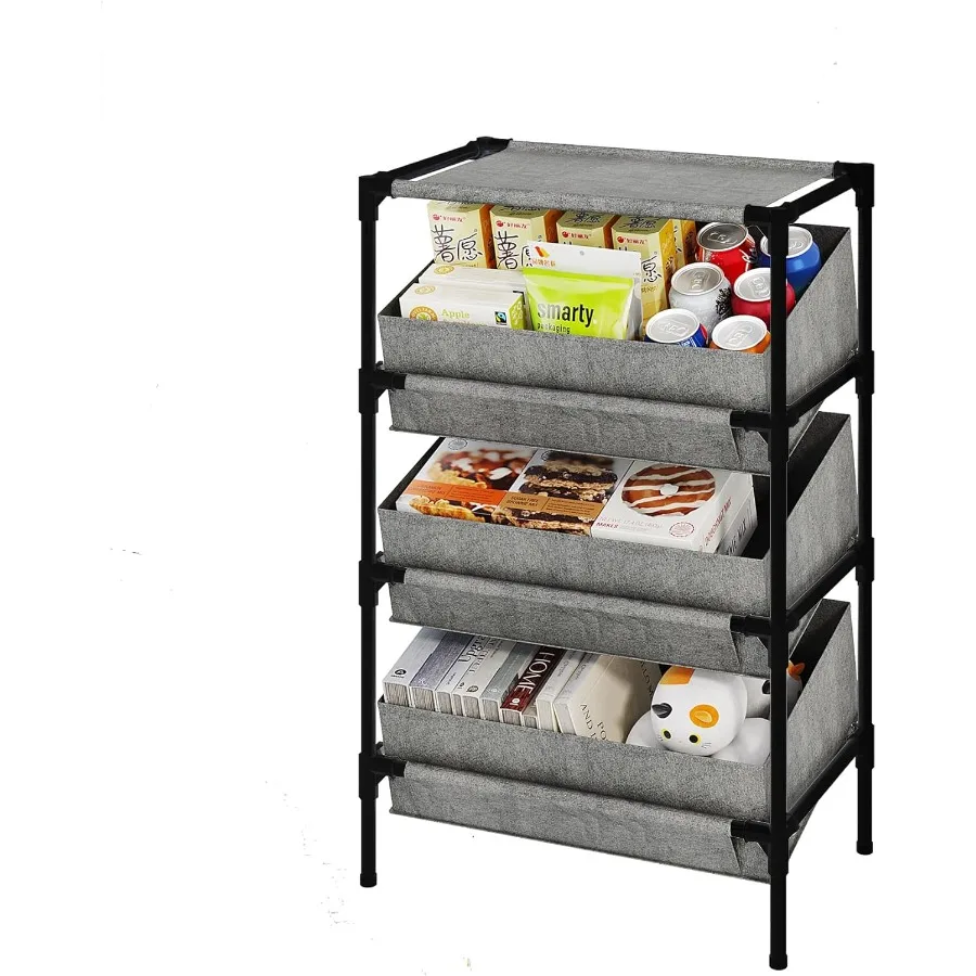 Storage Shelving 3Tier Utility Shelving Unit Organizer Rack Toy Rack for HomeOffice Bedroom Living Room Kitchen Entryway Grey
Storage Shelving 3Tier Utility Shelving Unit Organizer Rack Toy Rack for HomeOffice Bedroom Living Room Kitchen Entryway Grey
