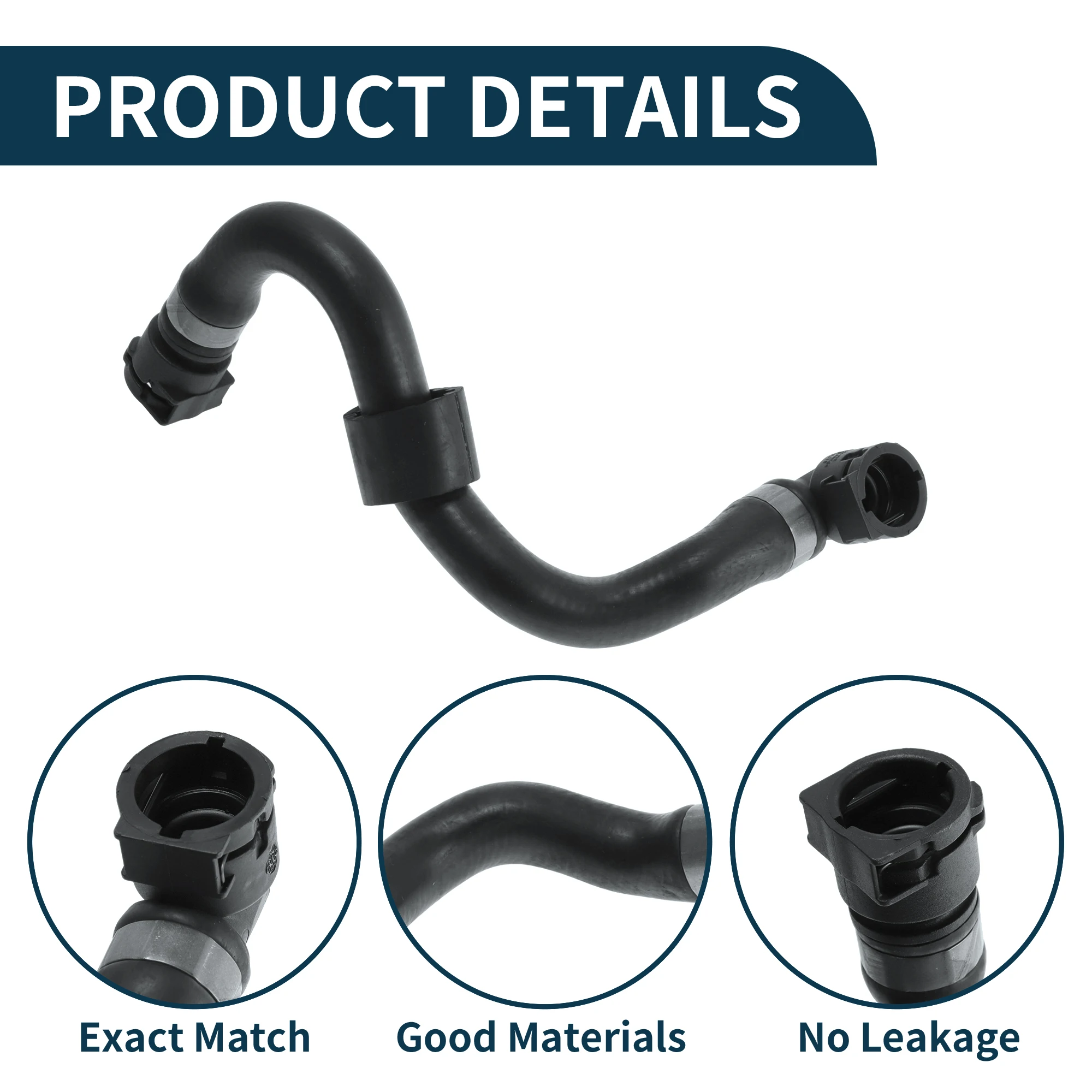 UXCELL Radiator Hose for Mini JCW ClubMan No.17127617374 Rubber Coolant Pipe Black 1 Pc
UXCELL Radiator Hose for Mini JCW ClubMan No.17127617374 Rubber Coolant Pipe Black 1 Pc