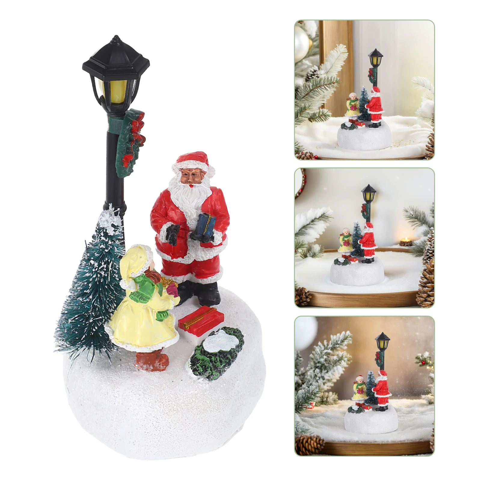 Santa Claus Christmas Lamppost Light Up Led Operated Glowing Resin Decoration Table Centerpiece Festive Holiday Ornament
Santa Claus Christmas Lamppost Light Up Led Operated Glowing Resin Decoration Table Centerpiece Festive Holiday Ornament