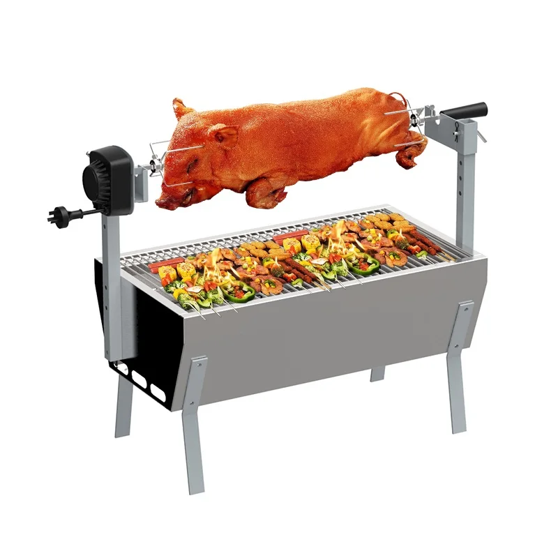 Outdoor Multifunction Commercial Stainless Steel Barbeque Charcoal Grill Chicken Roaster Outdoor Spit Roaster
Outdoor Multifunction Commercial Stainless Steel Barbeque Charcoal Grill Chicken Roaster Outdoor Spit Roaster