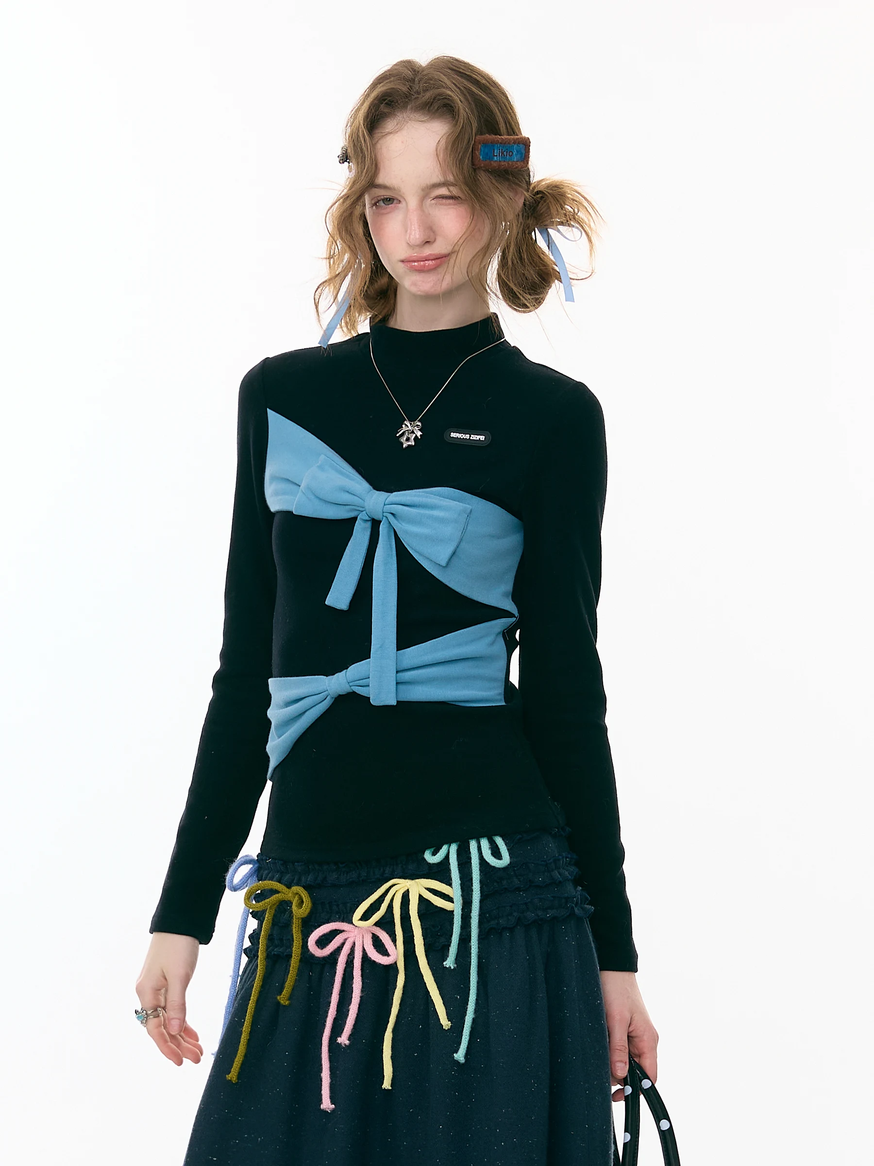 ZiziFei Autumn Winter American Retro Design Color Blo Slim Fit Knot Long Sve Knitted Top Women's Faion T-irt
ZiziFei Autumn Winter American Retro Design Color Blo Slim Fit Knot Long Sve Knitted Top Women's Faion T-irt