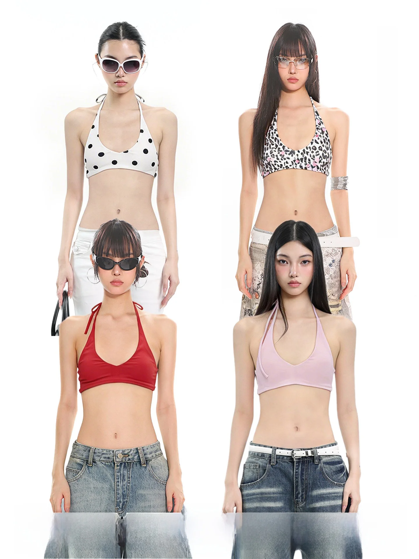 UNCMHISEX American Leopard Print Sexy Girl Halter Polka Dot Underwear Vest Women Summer Beautiful Backwear Outdoor Strap
UNCMHISEX American Leopard Print Sexy Girl Halter Polka Dot Underwear Vest Women Summer Beautiful Backwear Outdoor Strap