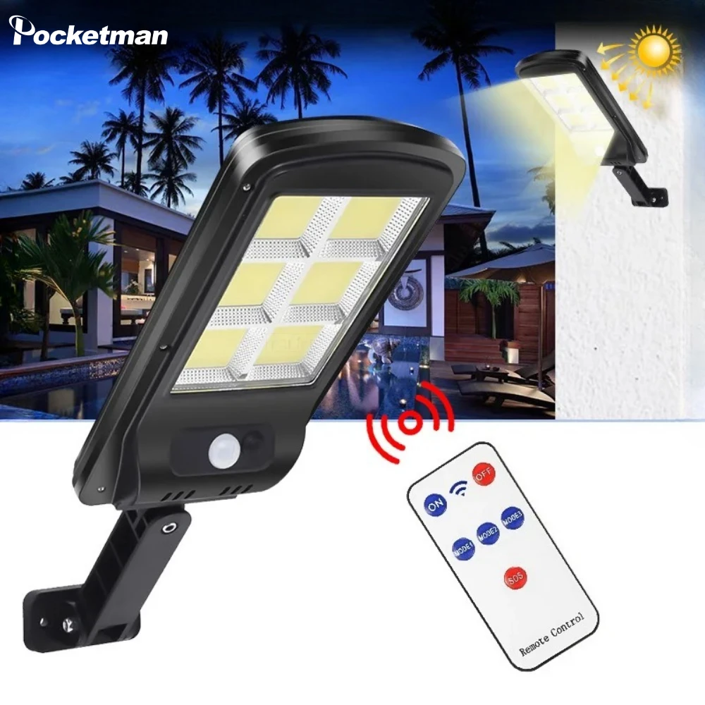 Solar Rechargeable Wall Lamp IPX65 Waterproof Solar Light PIR Motion Sensor Garden Light Outdoor Lighting with Remote Control
Solar Rechargeable Wall Lamp IPX65 Waterproof Solar Light PIR Motion Sensor Garden Light Outdoor Lighting with Remote Control