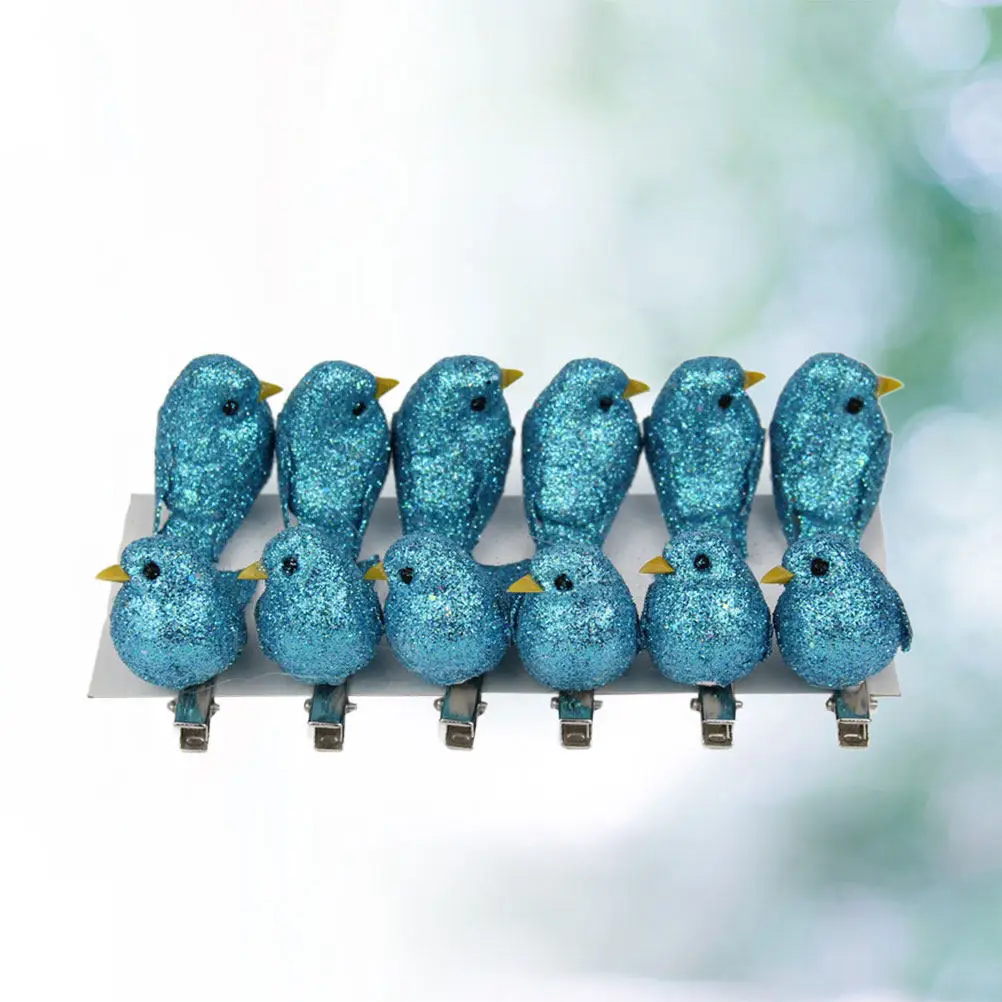 12 pcs Simulated Birds Hair Clip Blue Foam Bird Hairpin Adorable Miniature Headdress For Women Decoration Accessory Home
12 pcs Simulated Birds Hair Clip Blue Foam Bird Hairpin Adorable Miniature Headdress For Women Decoration Accessory Home