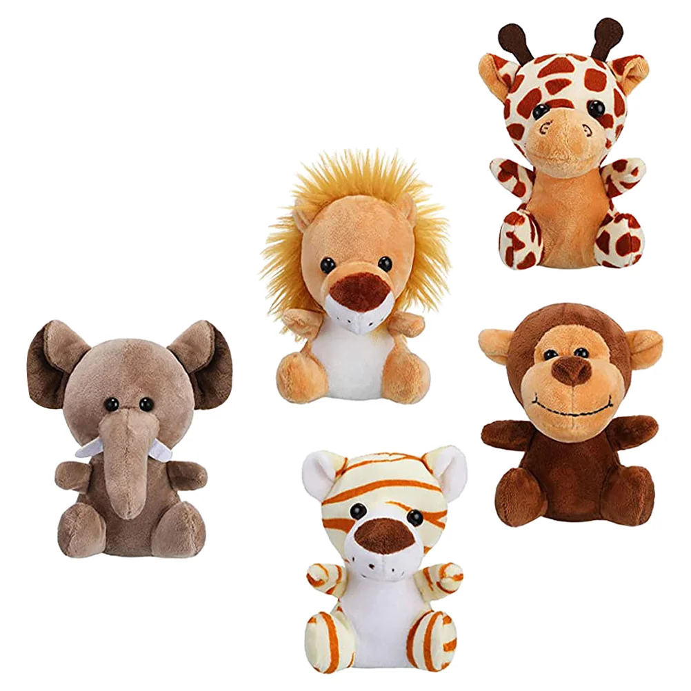 5 Pcs Mini Stuffed Forest Animal Plush Toy Keychain Charm Gift Gifts Decorative Ornament Ring Pendant Hanging Jungle Metal Bag
5 Pcs Mini Stuffed Forest Animal Plush Toy Keychain Charm Gift Gifts Decorative Ornament Ring Pendant Hanging Jungle Metal Bag