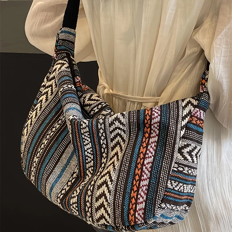 Crossbody Bags Tribal Style Shoulder Bag, Foldable Crossbody Striped Pattern, Flag Theme Hand Washable Edge Painted Lining
Crossbody Bags Tribal Style Shoulder Bag, Foldable Crossbody Striped Pattern, Flag Theme Hand Washable Edge Painted Lining