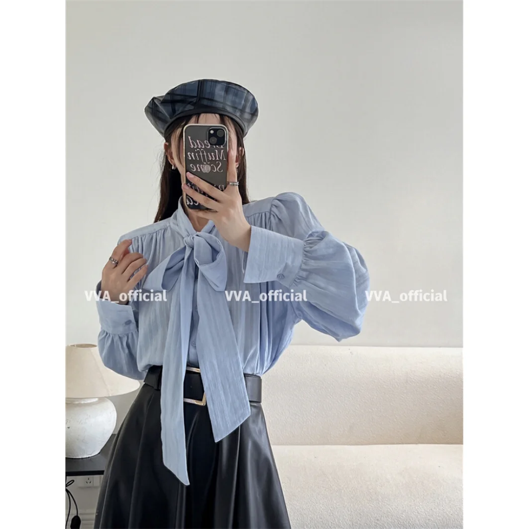 Korea Bow Lace-Up Shirt Women New French Shirt Fashion Women'S Clothing Office Formal Base Layer
Korea Bow Lace-Up Shirt Women New French Shirt Fashion Women'S Clothing Office Formal Base Layer