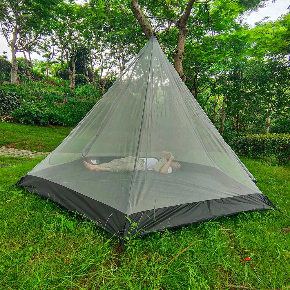 Camping Mesh Tent 4 Persons Anti-mosquito Breathable Outdoor Family Large Pyramid Inner Tents
Camping Mesh Tent 4 Persons Anti-mosquito Breathable Outdoor Family Large Pyramid Inner Tents