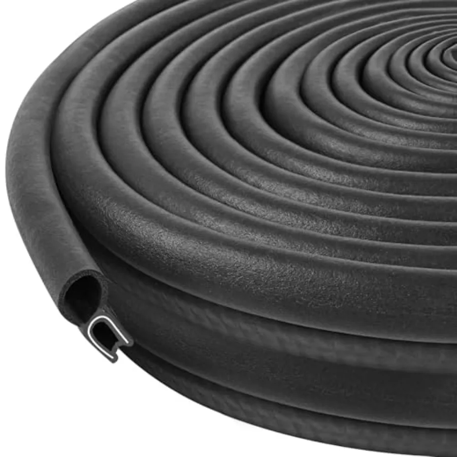 Automotive Door Weather Stripping 50Feet Car Door Rubber Edge Trim Seal Strip Gasket with Top Bulb Easy to Install for Car Bus
Automotive Door Weather Stripping 50Feet Car Door Rubber Edge Trim Seal Strip Gasket with Top Bulb Easy to Install for Car Bus