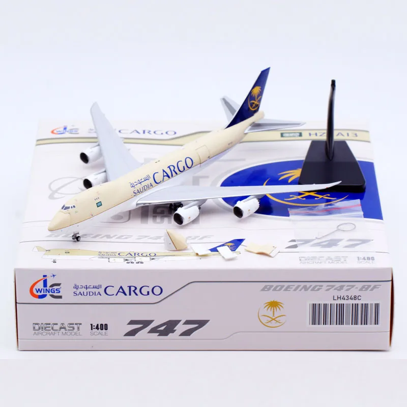LH4348C Коллекционный самолет из сплава в подарок JC Wings 1:400 Saudia Cargo «Интерактивная серия» Boeing B747-8F Литая под давлением реактивная модель HZ-A13
LH4348C Коллекционный самолет из сплава в подарок JC Wings 1:400 Saudia Cargo «Интерактивная серия» Boeing B747-8F Литая под давлением реактивная модель HZ-A13