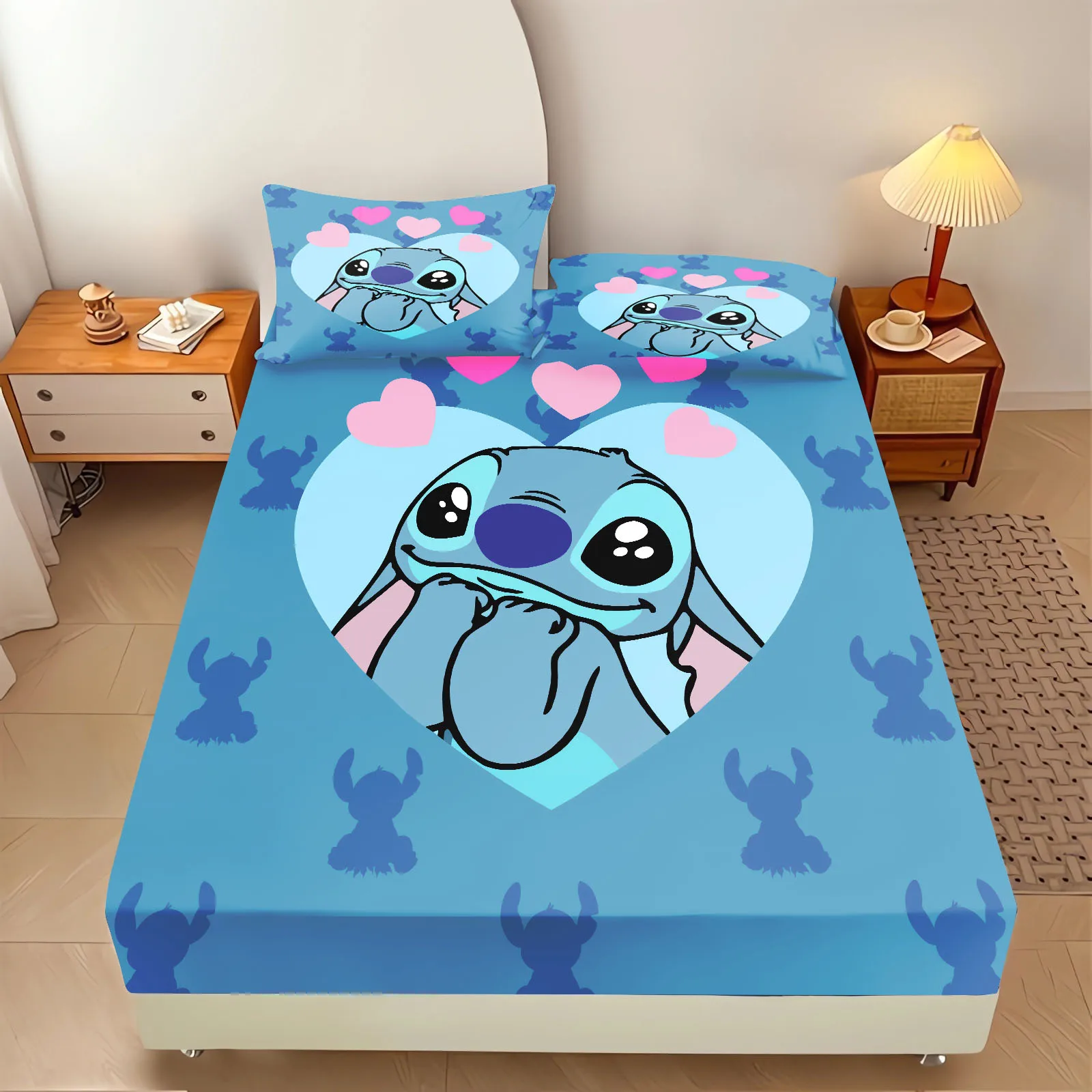 Stitch Anime Printed Fitted Sheet Suitable For Children And Adults Home Decor Bedding Set Bed Cover Full
Stitch Anime Printed Fitted Sheet Suitable For Children And Adults Home Decor Bedding Set Bed Cover Full