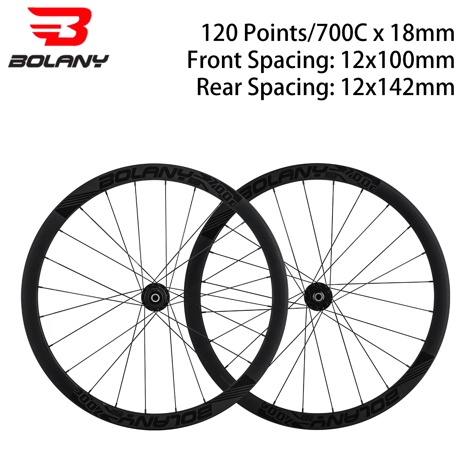 Велосипедные колеса BOLANY 700c, 40 мм, 120 точек, из алюминиевого сплава, для дисковых тормозов, со сквозной осью, компоненты для шоссейных велосипедов
Велосипедные колеса BOLANY 700c, 40 мм, 120 точек, из алюминиевого сплава, для дисковых тормозов, со сквозной осью, компоненты для шоссейных велосипедов