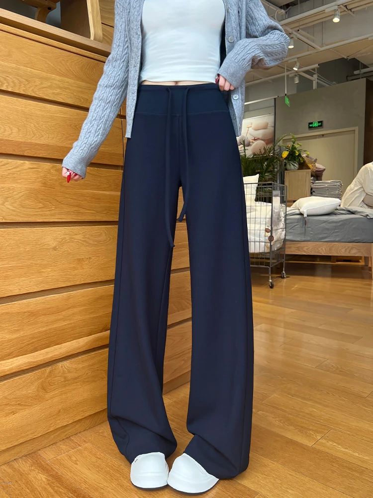 Narrow Wide Leg Pants Women's Spring Autumn 2026 New Drapey Glutinous Yoga Sports Sweatpants Casual High Waist Polyester Cott...
Narrow Wide Leg Pants Women's Spring Autumn 2026 New Drapey Glutinous Yoga Sports Sweatpants Casual High Waist Polyester Cott...
