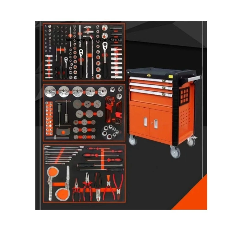 Precision 208 PCS Tool Set With Drawers of Portable Cabinet for Car Repair Store/Automobile Maintenance Shop
Precision 208 PCS Tool Set With Drawers of Portable Cabinet for Car Repair Store/Automobile Maintenance Shop