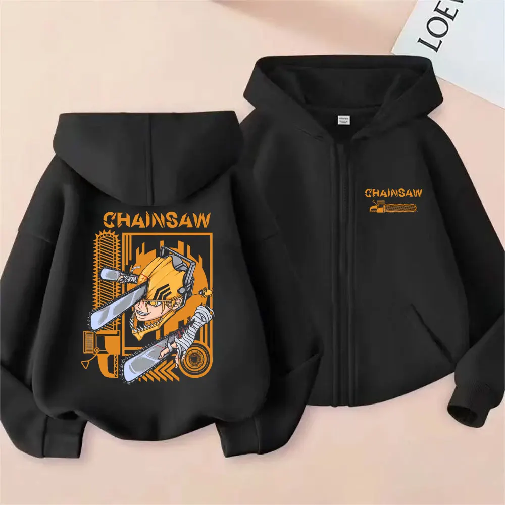 Anime Chainsaw Man Pochita and Denji Fusion Graphic Zipper Hoodie Men Women Manga Fashion Streetwear Male Vintage Zip Up Jacket
Anime Chainsaw Man Pochita and Denji Fusion Graphic Zipper Hoodie Men Women Manga Fashion Streetwear Male Vintage Zip Up Jacket