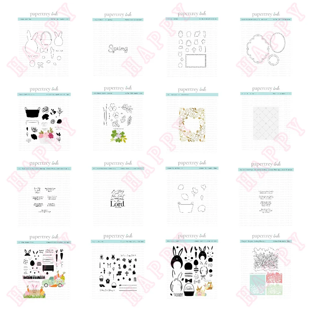 Metal Cutting Dies Stamps Hot Foil Bunny Easter Flowers Decoration DIY Scrapbook Diary Album Paper Template Embossing Handcraft
Metal Cutting Dies Stamps Hot Foil Bunny Easter Flowers Decoration DIY Scrapbook Diary Album Paper Template Embossing Handcraft