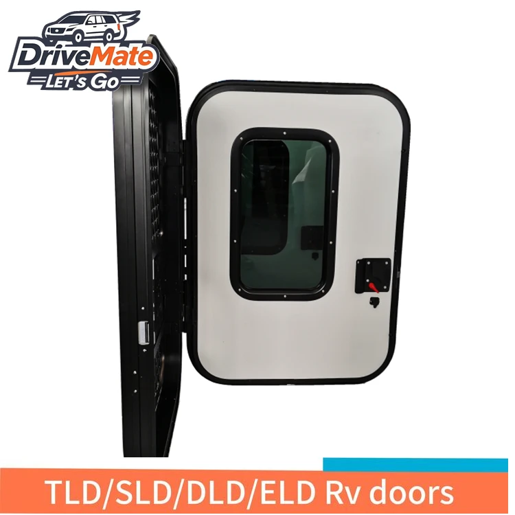 Design Aluminum Alloy Frame Single Point Lock RV Trailer Door Custom sizes
Design Aluminum Alloy Frame Single Point Lock RV Trailer Door Custom sizes