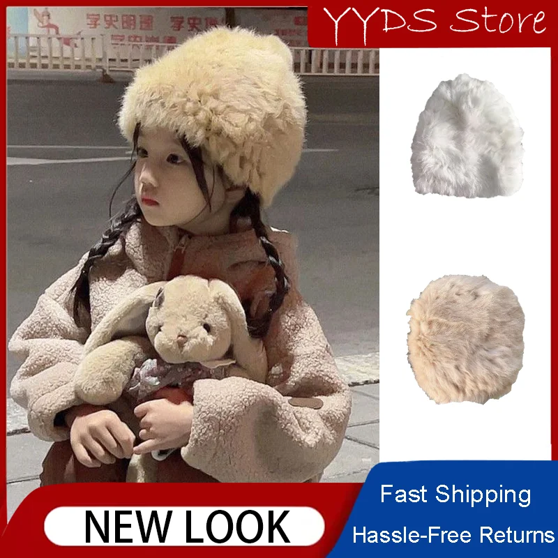 Autumn and Winter New Children's Hat Thickened and Warm, Real Rabbit Plush Fur Woven Hat Niche Rabbit Fur Blend Beanie
Autumn and Winter New Children's Hat Thickened and Warm, Real Rabbit Plush Fur Woven Hat Niche Rabbit Fur Blend Beanie