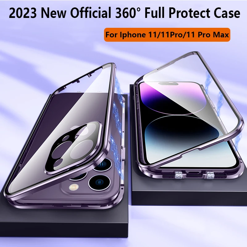 Чехол для Iphone 11 Pro Max, роскошный металлический Магнитный защитный ударопрочный чехол с HD-камерой на 360 ° для Apple 11 Pro Max, чехол
Чехол для Iphone 11 Pro Max, роскошный металлический Магнитный защитный ударопрочный чехол с HD-камерой на 360 ° для Apple 11 Pro Max, чехол