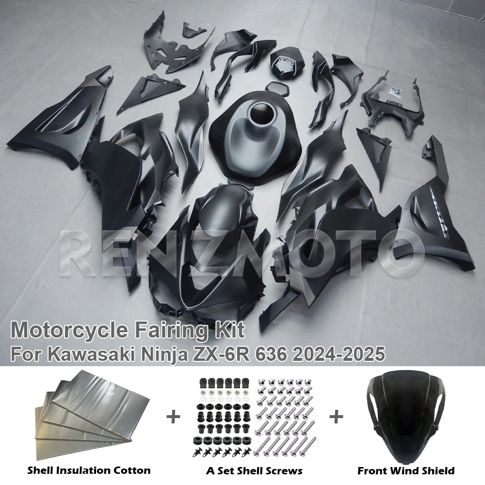 For Kawasaki ZX6R 2024 2025 New Style Injection Fairings Set ZX 6R 24 25 ABS Plastic Bodywork Fairing Kit Custom
For Kawasaki ZX6R 2024 2025 New Style Injection Fairings Set ZX 6R 24 25 ABS Plastic Bodywork Fairing Kit Custom