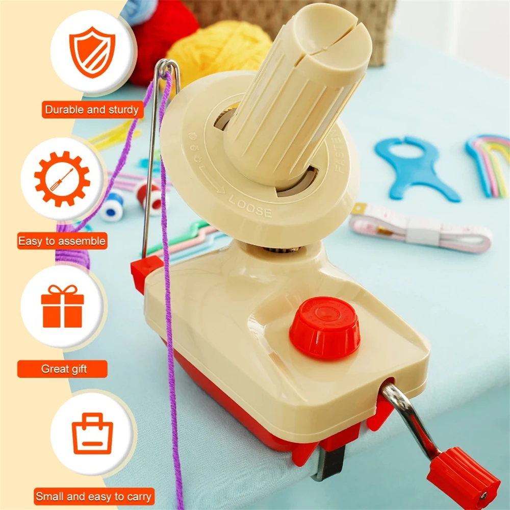 Small Household Yarn Winding Machine Manual Wool Ball Winder Portable Manual Hand Cranked Yarn Weaving Sewing Accessories Tools
Small Household Yarn Winding Machine Manual Wool Ball Winder Portable Manual Hand Cranked Yarn Weaving Sewing Accessories Tools