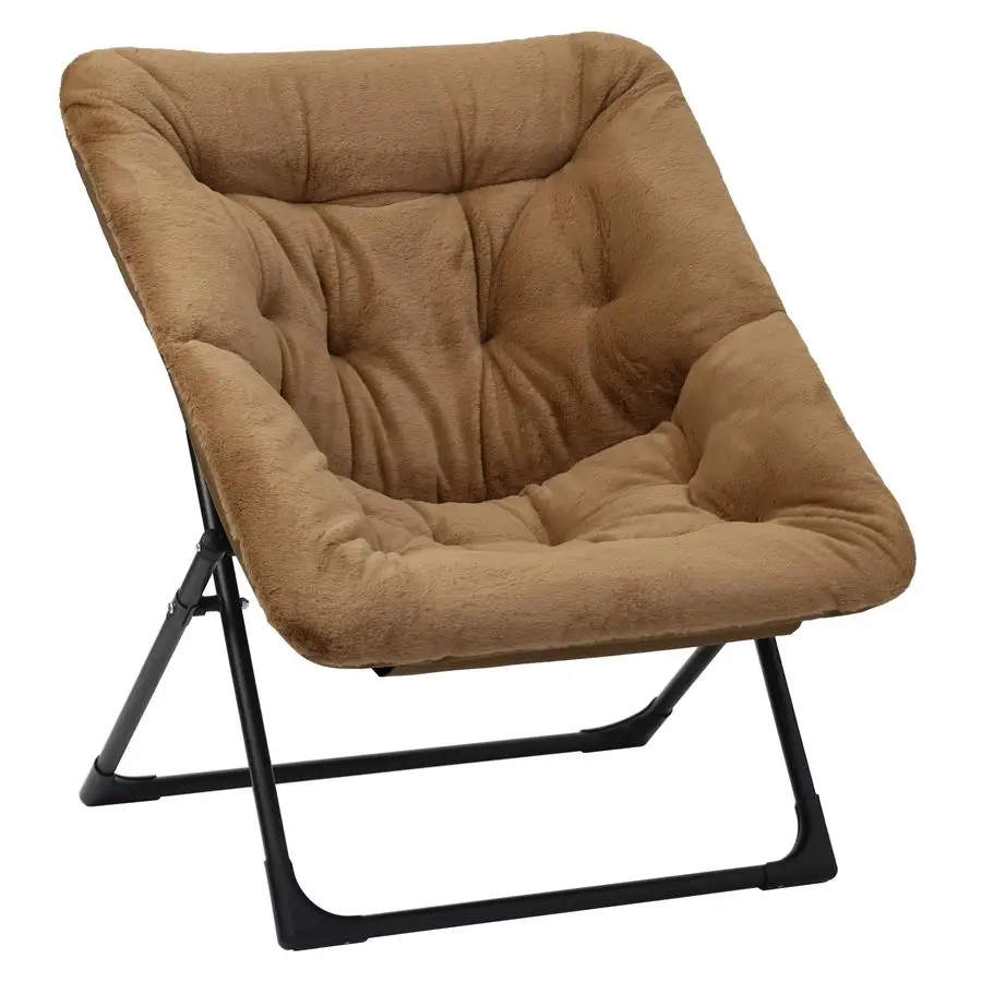 Saucer Chair for Adults, Soft Faux Fur Bedroom Chair, Accent Dorm Chairs, Flexible Living Room Reading Chairs, Oversized Foldin
Saucer Chair for Adults, Soft Faux Fur Bedroom Chair, Accent Dorm Chairs, Flexible Living Room Reading Chairs, Oversized Foldin