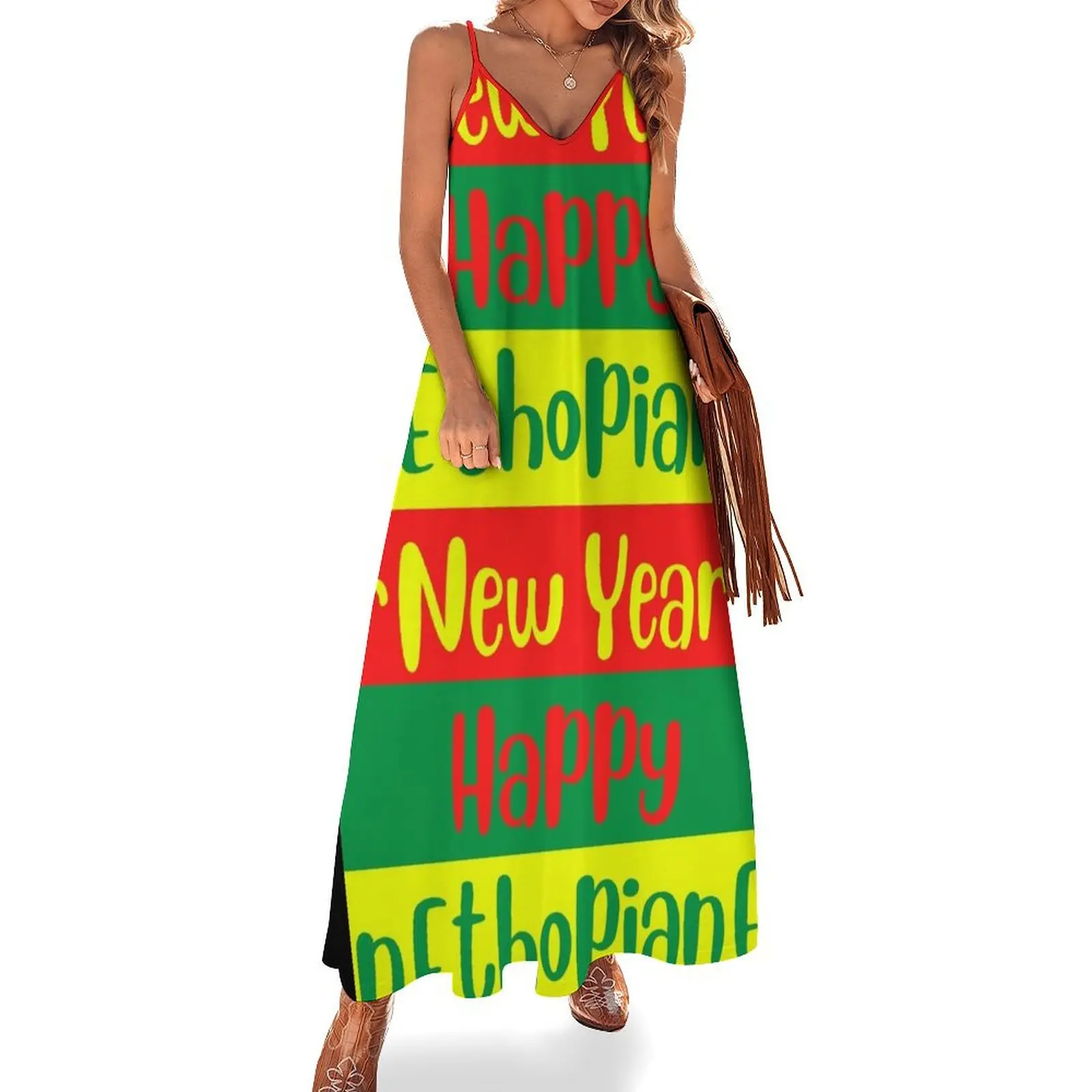 Happy Ethiopian New Year Sleeveless Dress luxury dresses summer women's suit Dress
Happy Ethiopian New Year Sleeveless Dress luxury dresses summer women's suit Dress