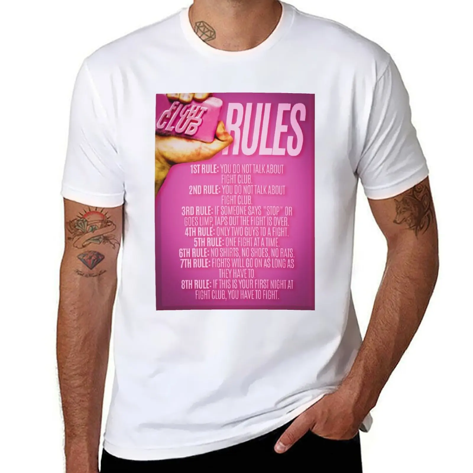 Fight Club Rules T-Shirt man t shirt summer man t shirts for men cotton t shirts high quality T-shirt
Fight Club Rules T-Shirt man t shirt summer man t shirts for men cotton t shirts high quality T-shirt
