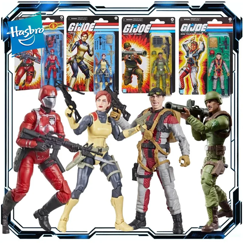 Hasbro G.I. Joe Carded Figures Scarlett Zap Crazy Legs Action Figure Toys for Boys Girls Gift Collectible Model Ornaments
Hasbro G.I. Joe Carded Figures Scarlett Zap Crazy Legs Action Figure Toys for Boys Girls Gift Collectible Model Ornaments